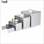 Sushi Stand Manufacturer - Dubai Modern Black Stainless Steel Elevation