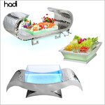 Ice Bucket Manufacturer - Commercial Sea Food Acrylic Plastic Led Cooler