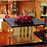 Display Rack Manufacturer - Antique square Acrylic Dessert Stand with Light
