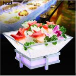 Ice Bucket Manufacturer - Commercial Sea Food Acrylic Plastic Led Cooler