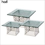 Display Rack Manufacturer - Antique square Acrylic Dessert Stand with Light