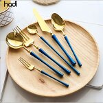 Cutlery Set Manufacturer - Free Customized Logo Gold Stainless Steel