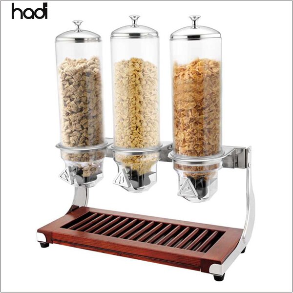 Cereal Dispenser Manufacturer - Hot Sell Modern Acrylic Bulk 3 Head