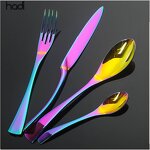 Flatware Set Manufacturer - High Quality Iridescent Stainless Steel
