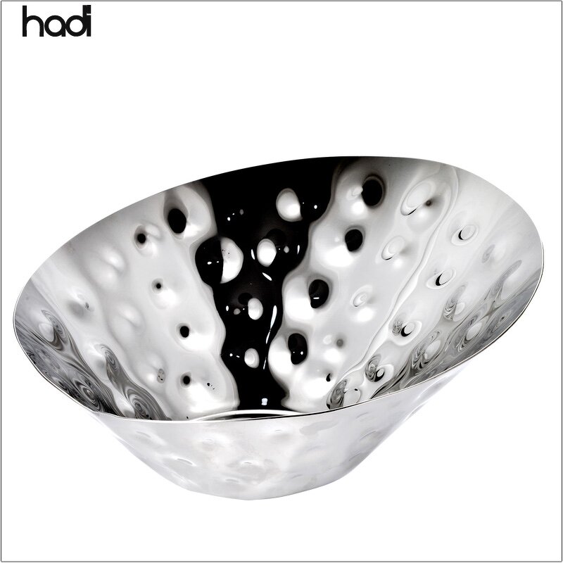 Salad Bowl Manufacturer - Antique Hammered Silver Nut Arabic Design