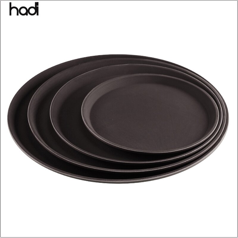 Serving Tray Manufacturer - Wholesale Plastic Anti Non-slip Round Tray