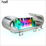 Ice Bucket Manufacturer - Commercial Unique Plastic Led square Acrylic