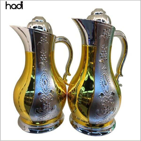 Arabic Coffee Pot Manufacturer - Luxury Glass Dallah 304 Stainless Steel