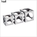 Sushi Stand Manufacturer - Dubai Modern Black Stainless Steel Elevation