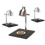 Food Warmer Lamp Manufacturer - Stainless Steel 4 Tanks Station Heat Lamp