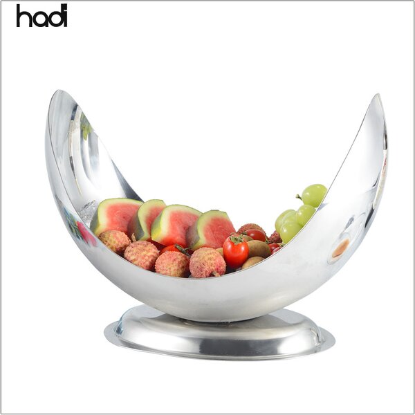 Fruit Bowl Manufacturer - Mirror Polish Hammered Luxury Plated Bowl