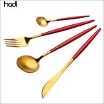 Cutlery Set Manufacturer - Commercial Gold Plated Stainless Steel Set