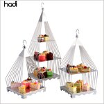 Dessert Display Stand Manufacturer - Fancy Stainless Steel Bird Cage