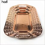 Serving Tray Manufacturer - Wholesale Copper Rose Gold Elegant Tray
