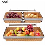 Bread Basket Manufacturer - Guangzhou 2 Tier Display Stand Arabic Basket