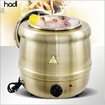 Soup Warmer Manufacturer - Restaurant 10L Electric with Brass Rose Gold