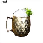 Pineapple Cup Manufacturer - Wholesale Luxury Golden Double Wall Mug
