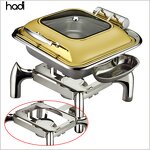 Chafing Dish Manufacturer - High Quality Polishing Stainless Gold Set