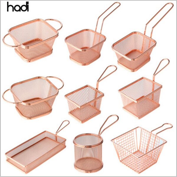 French Fries Basket Manufacturer - Low Price Dense Wire Mesh Mini Basket