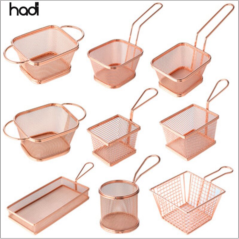 French Fries Basket Manufacturer - Low Price Dense Wire Mesh Mini Basket