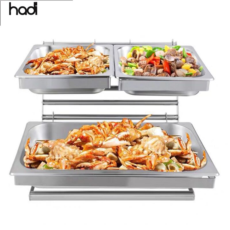 Bread Basket Manufacturer - Guangzhou 2 Tier Display Stand Arabic Basket