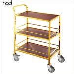 Room Service Trolley Manufacturer - Top Grade 3-Tier Stainless Steel