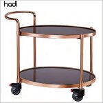 Room Service Trolley Manufacturer - Chef Quality Copper 2 Tier Trolley