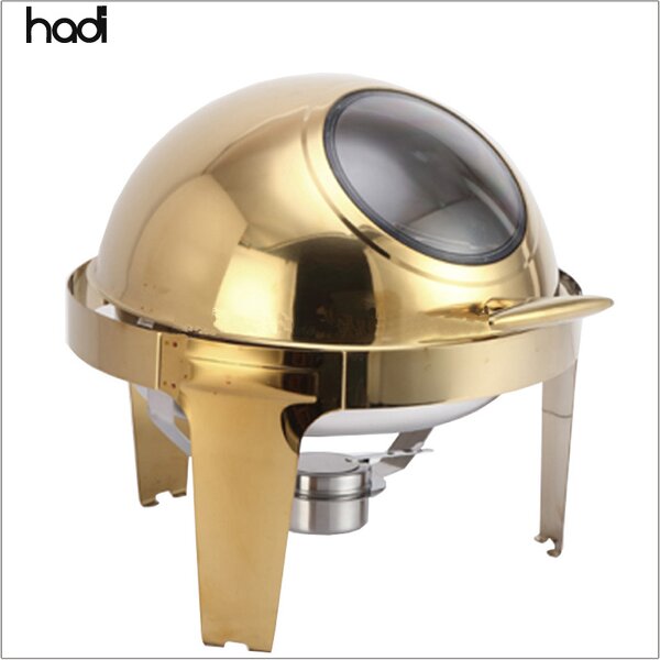 Chafing Dish Manufacturer - Hotels Gold Chaffing with Roll Top Fuel