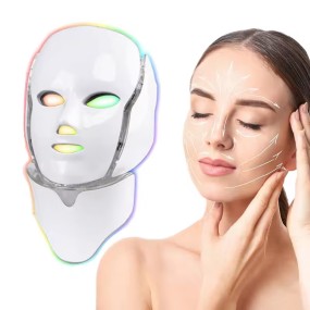 7 Colors Light SPA Therapy Skin Care LED  Beauty Facial Mask With Controller Anti Aging Wrinkle Removal