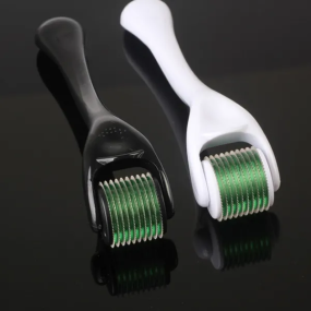 Professional Titanium Alloy Microneedle Roller Home Scar Care Adjustable Depth 0.2-3.0mm Repair Acne Marks Stretch Marks