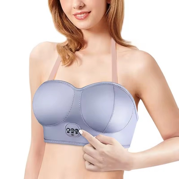 真空负压胸部治疗按摩器胸罩5齿轮温暖乳房增强机扩大提升按摩增强器