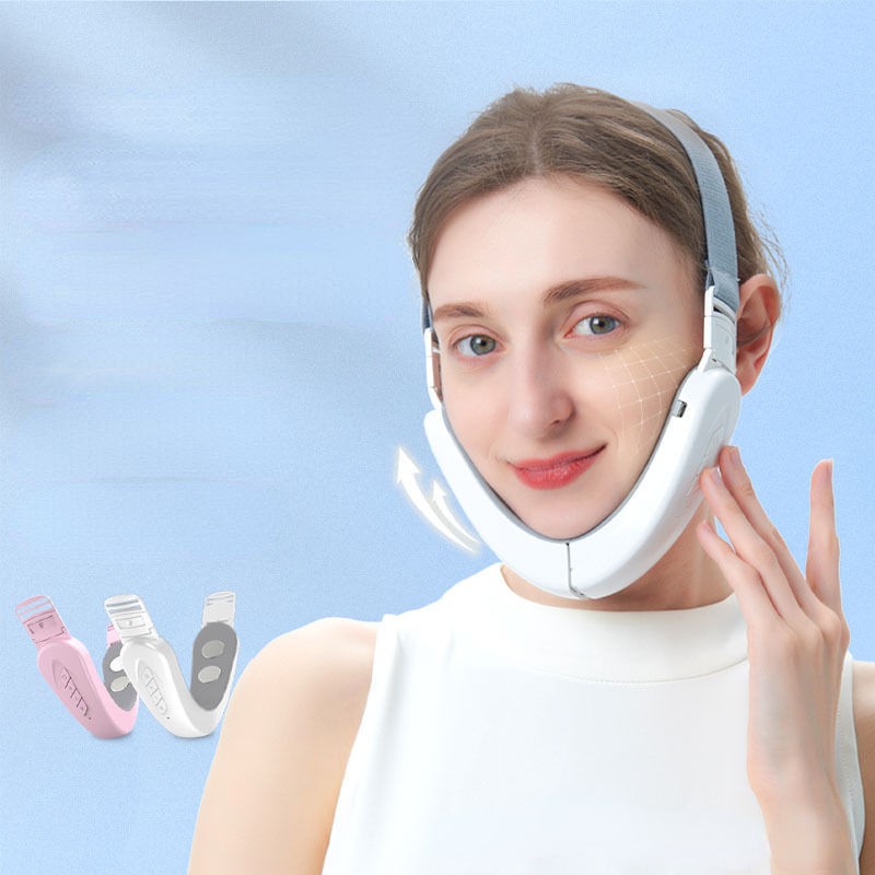 Slight Electric Current Stereoscopic Reshaping of Face Contouring Foldable Design Carry Mini Slimming Beauty Container