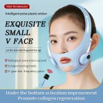 Beauty Micro Current V-Line Mask Double Chin Reduction Container Face Lift Bandage Massager Wearable Face Slimming Band