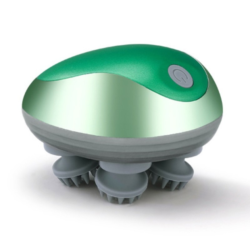 New Trending Electric Head Scalp Massager Machine Waterproof Handheld Head Vibration Scalp Massager