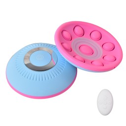 最畅销的无线红外热性感乳房按摩电动振动器乳房增大按摩器设备