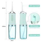 便携式水剔牙器，带400毫升可拆卸水箱的无绳口腔冲洗器，用于清洁牙齿