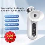 Portable Heated Nano Eye Sprayer Facial SPA Nebulizer Eye Ionic Mist Steamer With Warm Compress for Dry Eyes and Skin Dry