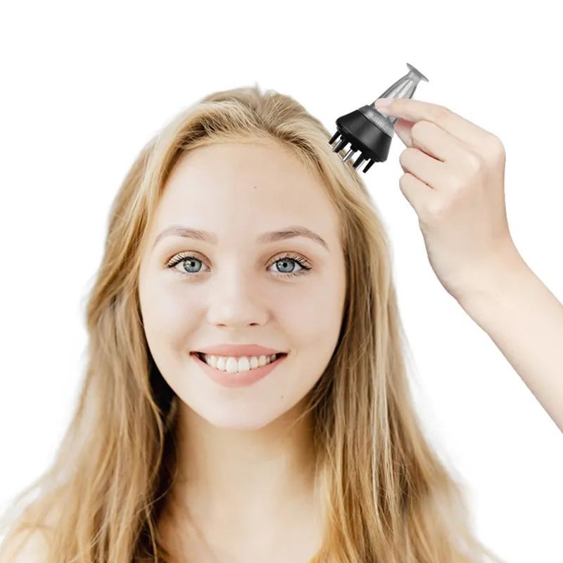 3ml Scalp Medication Applicator for Hair Growth Hair Oil Applicator Scalp Applicator Bottle Head Essential Oil Ball Massage Comb