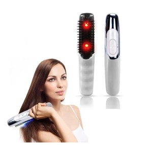 Infrared Laser Hair Growth Comb Styling Hair Loss Growth Treatment Vibrating Comb Hair Scalp Massager Silicone Head Massager
