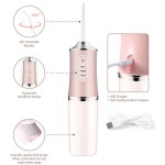 超声波家庭口腔护理牙科保健器电动便携式牙齿清洁器和冲洗剂智能去污剂牙齿清洁器