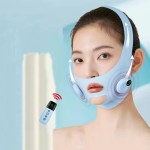 Beauty Micro Current V-Line Mask Double Chin Reduction Container Face Lift Bandage Massager Wearable Face Slimming Band
