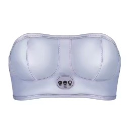 乳房按摩胸罩振动胸部按摩器5档电加热刺激器振动乳头增大乳房按摩器