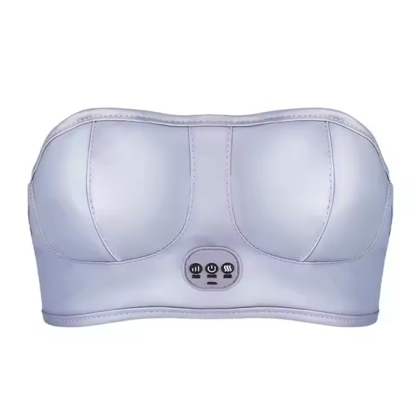 乳房按摩胸罩振动胸部按摩器5档电加热刺激器振动乳头增大乳房按摩器