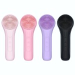 Ipx7防水最佳电动磨砂器声波按摩器面部硅胶洁面刷去角质