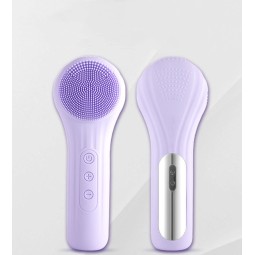 Ipx7防水最佳电动磨砂器声波按摩器面部硅胶洁面刷去角质