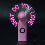 Mini Fan Manufacturer - Customized Battery Powered Programmable LED Display