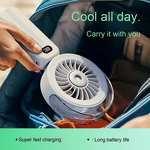 Water Mist Fan Supplier - Portable Rechargeable Folding USB High-Speed