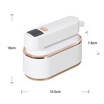 Handheld Garment Steamer Supplier - Electric with Detachable Water Tank Wrinkle Removal