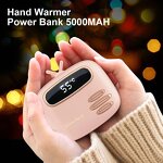 Power Bank Hand Warmer Supplier - 2 in 1 USB Portable Mini Digital Display