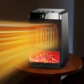 Flame Heater Factory - Customisable LED Screen Timed Overheating Protection